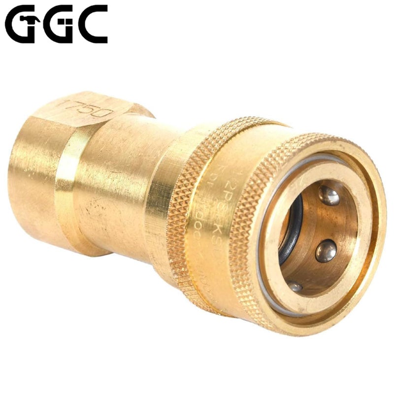 GGC propane hose, 10 Feet 1/2 inch ID Natural Gas Hose, Quick Connect Fittings Assembly for Low Pressure Appliance -3/8 Female to 1/2 Male Adapter for Outdoor NG/Propane Appliance - CSA Certified - Image 2